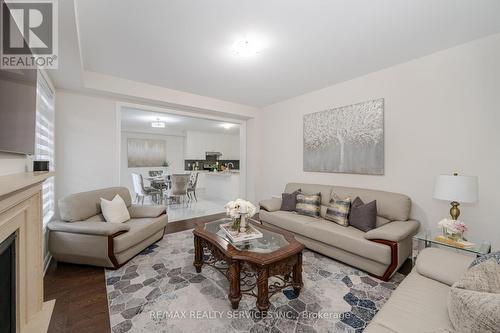 9 Gold Creek Street, Vaughan, ON - Indoor Photo Showing Living Room With Fireplace