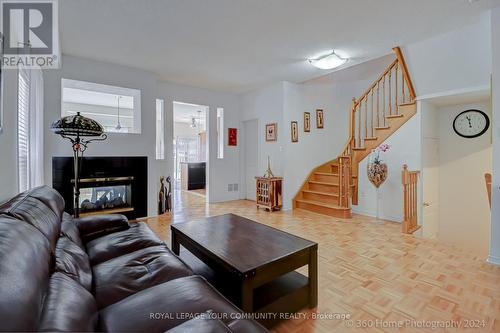 79 Antique Drive, Richmond Hill, ON - Indoor Photo Showing Living Room With Fireplace