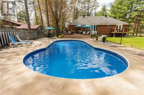 39 Selley Street, Petawawa, ON - Outdoor With In Ground Pool With Deck Patio Veranda With Backyard