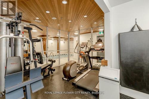 709 - 50 Old Mill Road N, Oakville, ON - Indoor Photo Showing Gym Room
