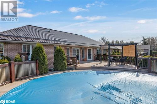 54 Parkside Road, Belleville, ON - Outdoor With In Ground Pool With Deck Patio Veranda
