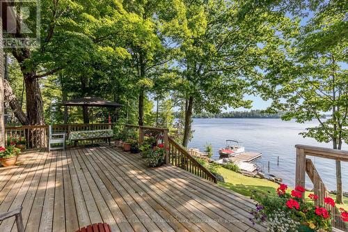 1641 Walkers Point Road, Muskoka Lakes, ON - Outdoor With Body Of Water With Deck Patio Veranda