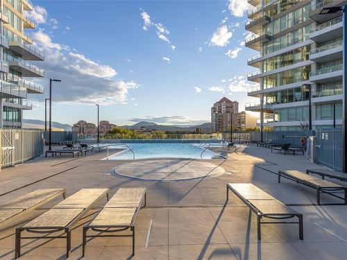 2307-1181 Sunset Drive, Kelowna, BC - Outdoor With In Ground Pool