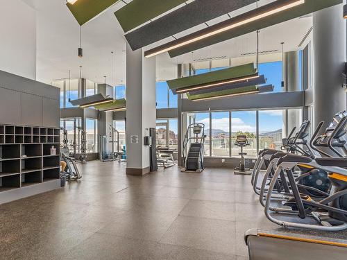 2307-1181 Sunset Drive, Kelowna, BC - Indoor Photo Showing Gym Room