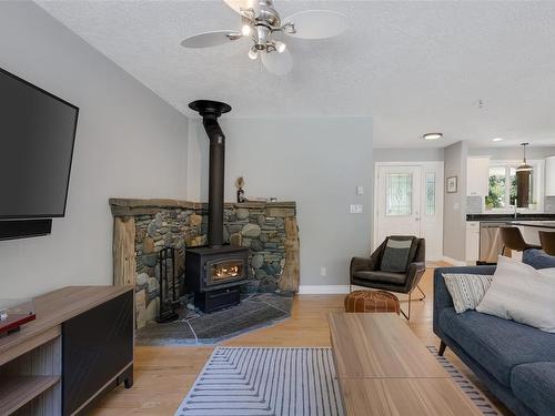 2958 Sarah Dr, Sooke, BC - Indoor Photo Showing Living Room With Fireplace