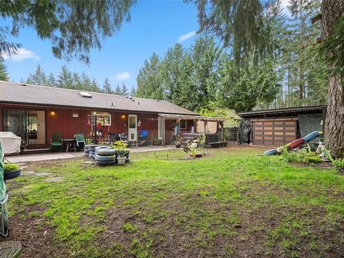 2365 Robertson Rd, Shawnigan Lake, BC - Outdoor With Deck Patio Veranda With Backyard