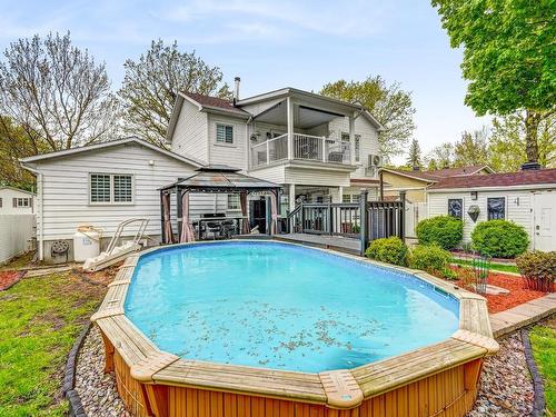 Pool - 981 Rue Dion, Longueuil (Greenfield Park), QC - Outdoor With Above Ground Pool With Exterior