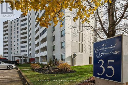 1009 - 35 Towering Hts Boulevard, St. Catharines, ON - Outdoor With Balcony With Facade