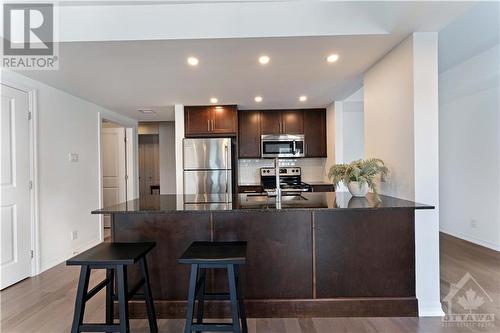 242 Rideau Street Unit#306, Ottawa, ON - Indoor Photo Showing Kitchen With Stainless Steel Kitchen