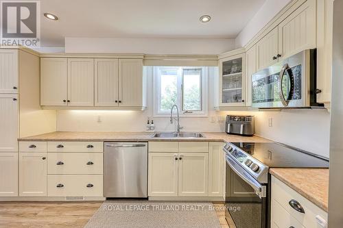 29 Finlayson Drive, Zorra, ON - Indoor Photo Showing Kitchen With Stainless Steel Kitchen With Double Sink