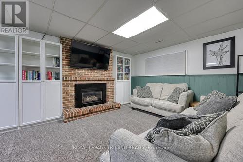 29 Finlayson Drive, Zorra, ON - Indoor Photo Showing Living Room With Fireplace