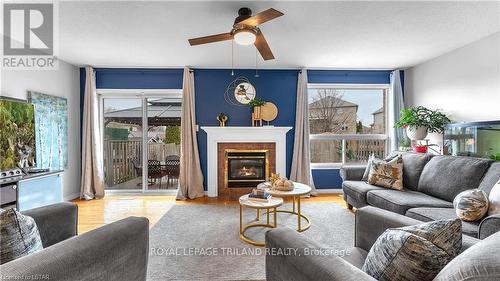 1226 Darnley Boulevard, London, ON - Indoor Photo Showing Living Room With Fireplace