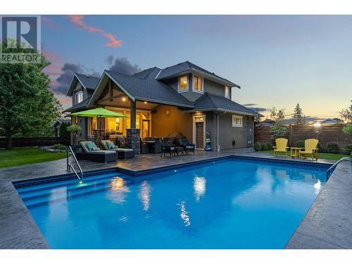 679 Quarry Avenue, Kelowna, BC - Outdoor With In Ground Pool With Deck Patio Veranda With Backyard With Exterior