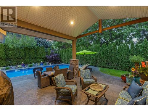 679 Quarry Avenue, Kelowna, BC - Outdoor With In Ground Pool With Deck Patio Veranda With Backyard