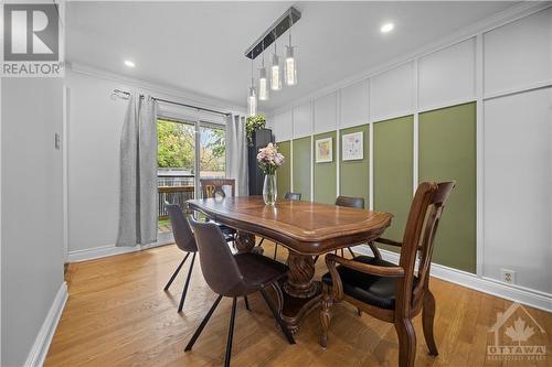 27 Beaverton Avenue, Nepean, ON - Indoor Photo Showing Dining Room