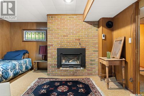 6 Langley Street, Regina, SK - Indoor With Fireplace