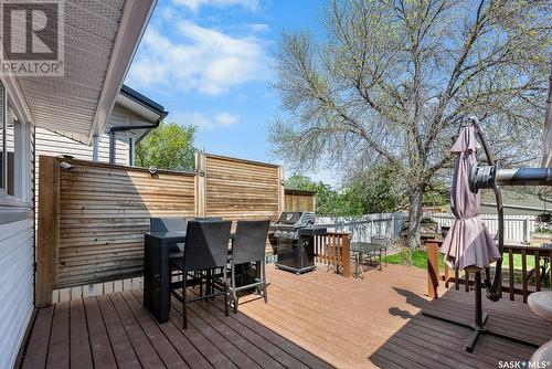 106 Boucher Crescent, Regina, SK - Outdoor With Deck Patio Veranda With Exterior