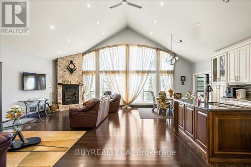 268 Balsam Lake Drive, Kawartha Lakes, ON - Indoor Photo Showing Other Room With Fireplace