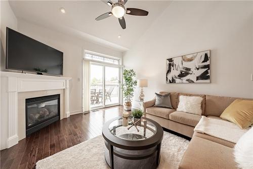 53 Redfern Avenue|Unit #4, Hamilton, ON - Indoor Photo Showing Living Room With Fireplace