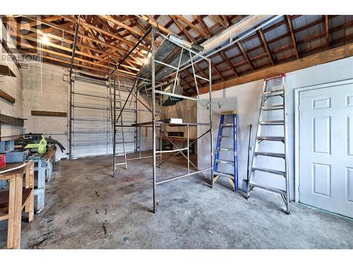 3726 Zinck Road, Scotch Creek, BC - Indoor Photo Showing Garage