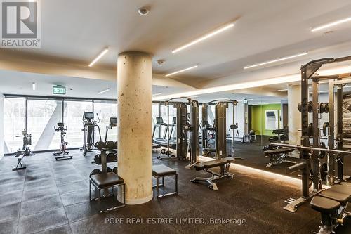 406 - 7 Smith Crescent, Toronto, ON - Indoor Photo Showing Gym Room