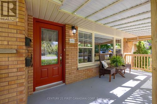 363 Ridout Street S, London, ON - Outdoor With Deck Patio Veranda With Exterior