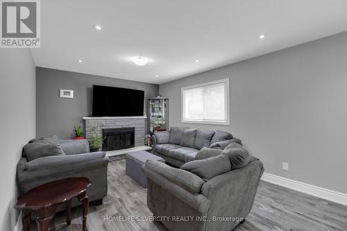 48 Maidstone Crescent, Brampton, ON - Indoor Photo Showing Living Room With Fireplace