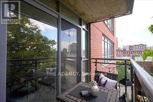 407 - 38 Joe Shuster Way, Toronto, ON - Outdoor With Balcony With Exterior