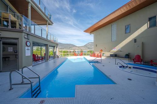 507-250 Marina Way, Penticton, BC - Outdoor With In Ground Pool With Exterior