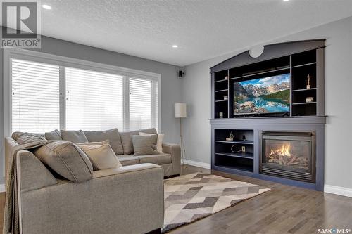 2706 Windsor Park Road, Regina, SK - Indoor Photo Showing Living Room With Fireplace