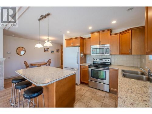 2125 Atkinson Street Unit# 501, Penticton, BC - Indoor Photo Showing Kitchen With Double Sink