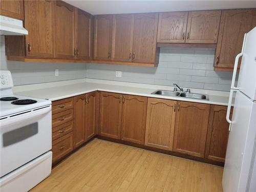 57 Bellingham Drive|Unit #Lower, Hamilton, ON - Indoor Photo Showing Kitchen With Double Sink