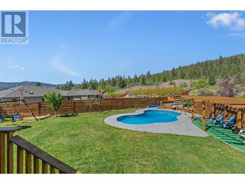 2570 Copper Ridge Way, West Kelowna, BC - Outdoor With In Ground Pool With Backyard