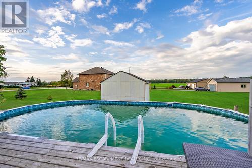 1739 Caistor Centre Road, West Lincoln, ON - Outdoor With Above Ground Pool