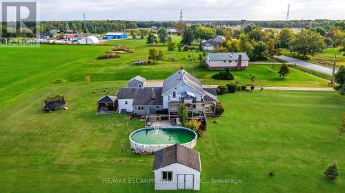 1739 Caistor Centre Road, West Lincoln, ON - Outdoor With Above Ground Pool With View