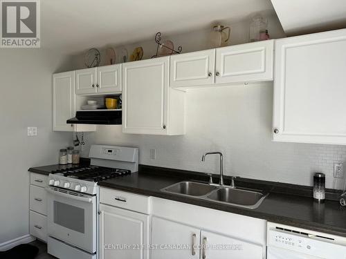 Unit B - 127 Duke Street, North Middlesex, ON - Indoor Photo Showing Kitchen With Double Sink