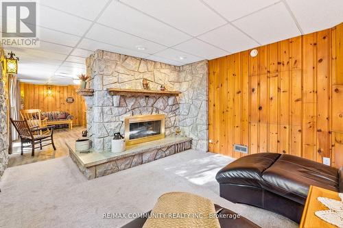 24 Parkview Heights, Quinte West, ON - Indoor Photo Showing Living Room With Fireplace
