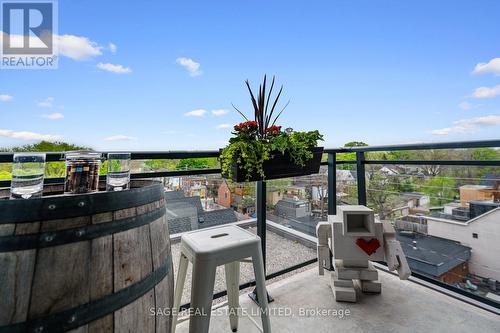 603 - 1238 Dundas Street E, Toronto, ON - Outdoor With Balcony With View