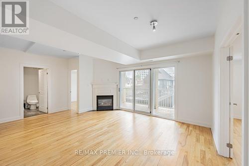 3 - 473 Dupont Street, Toronto, ON - Indoor Photo Showing Living Room With Fireplace