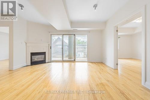 3 - 473 Dupont Street, Toronto, ON - Indoor Photo Showing Living Room With Fireplace