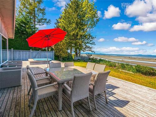 1141 Butterball Dr, Qualicum Beach, BC - Outdoor With Deck Patio Veranda With View