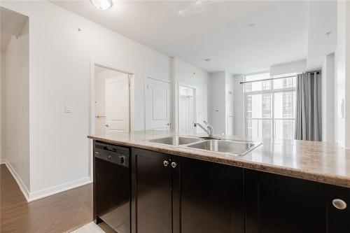 85 Robinson Street|Unit #601, Hamilton, ON - Indoor Photo Showing Kitchen With Double Sink