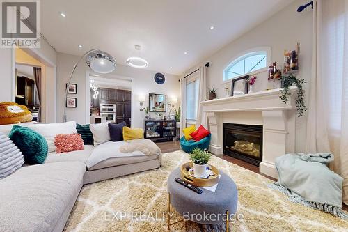 16 Corner Brook Crescent, Vaughan, ON - Indoor Photo Showing Living Room With Fireplace