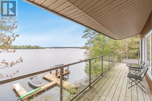 1059 Torpitt Road, Severn, ON - Outdoor With Body Of Water With Deck Patio Veranda With View With Exterior