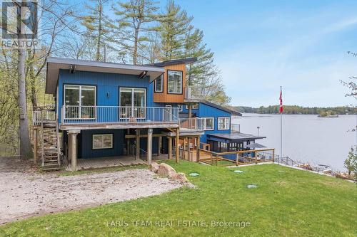 1059 Torpitt Road, Severn, ON - Outdoor With Body Of Water With Deck Patio Veranda