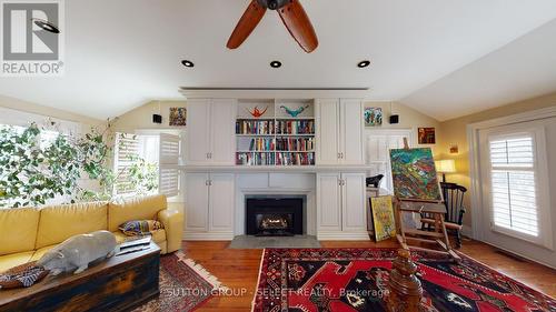1745 Kilally Road, London, ON - Indoor With Fireplace