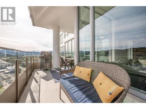 1181 Sunset Drive Unit# 2501, Kelowna, BC - Outdoor With Balcony With Exterior