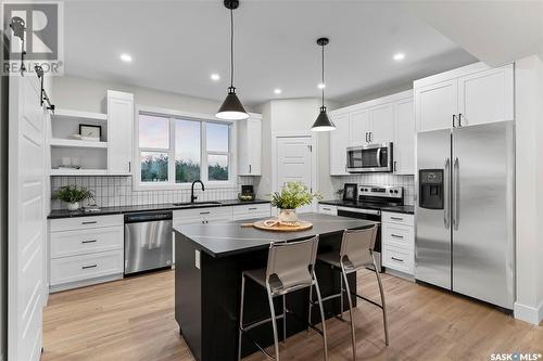 743 Henry Dayday Road, Saskatoon, SK - Indoor Photo Showing Kitchen With Upgraded Kitchen