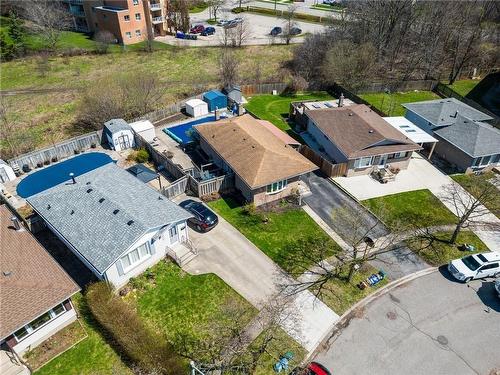 Aerial View Of Front Exterior - 5831 Hennepin Crescent, Niagara Falls, ON - Outdoor With Deck Patio Veranda With View
