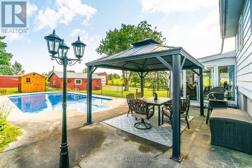 3461 Highway 7 Road, Kawartha Lakes, ON - Outdoor With In Ground Pool
